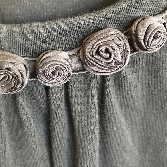 CROFT & BARROW Cotton Rosette Scoop Neck Tunic Dressy Tee Women’s Plus Size 3X - Picture 5 of 15